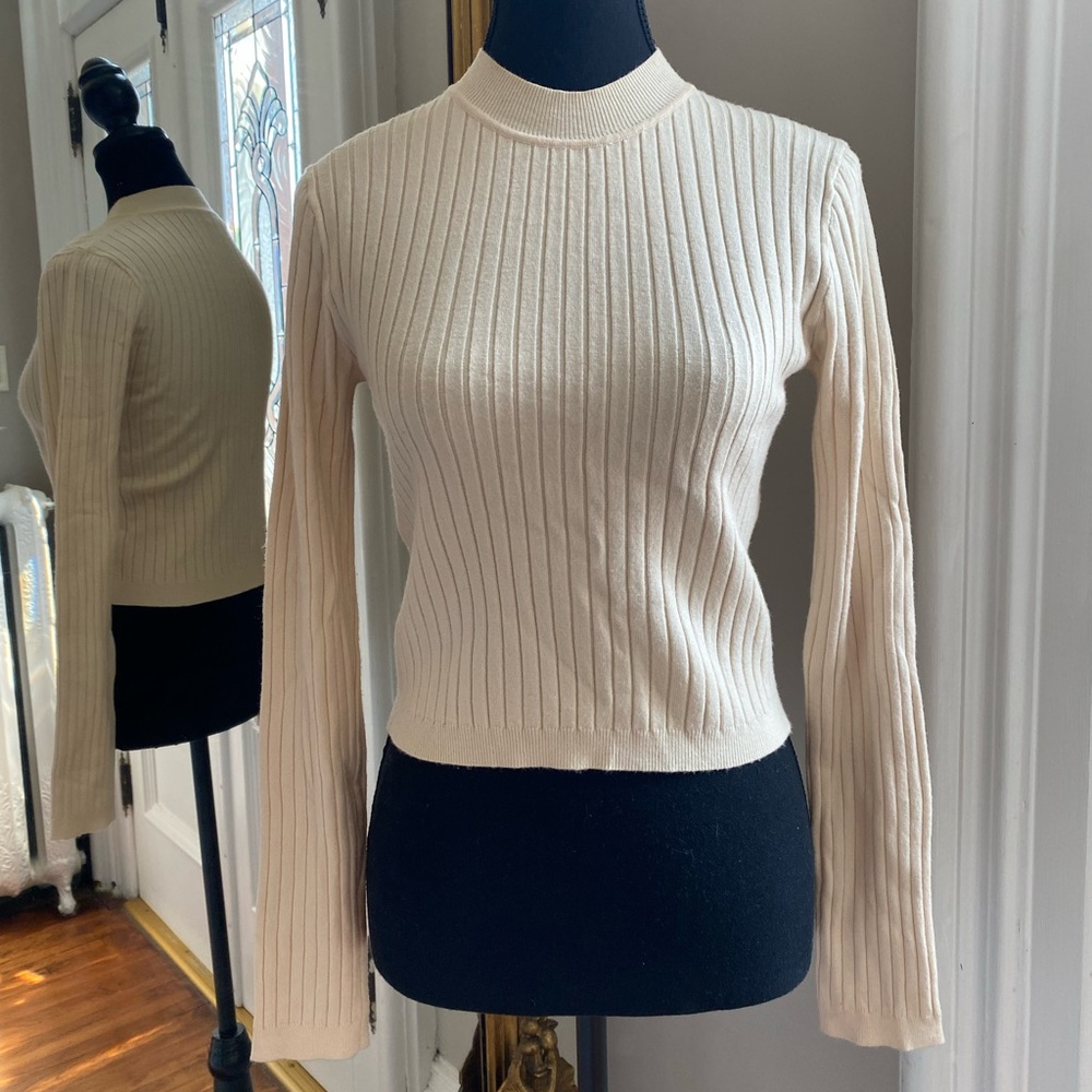 Wild Honey Ivory Knit Top